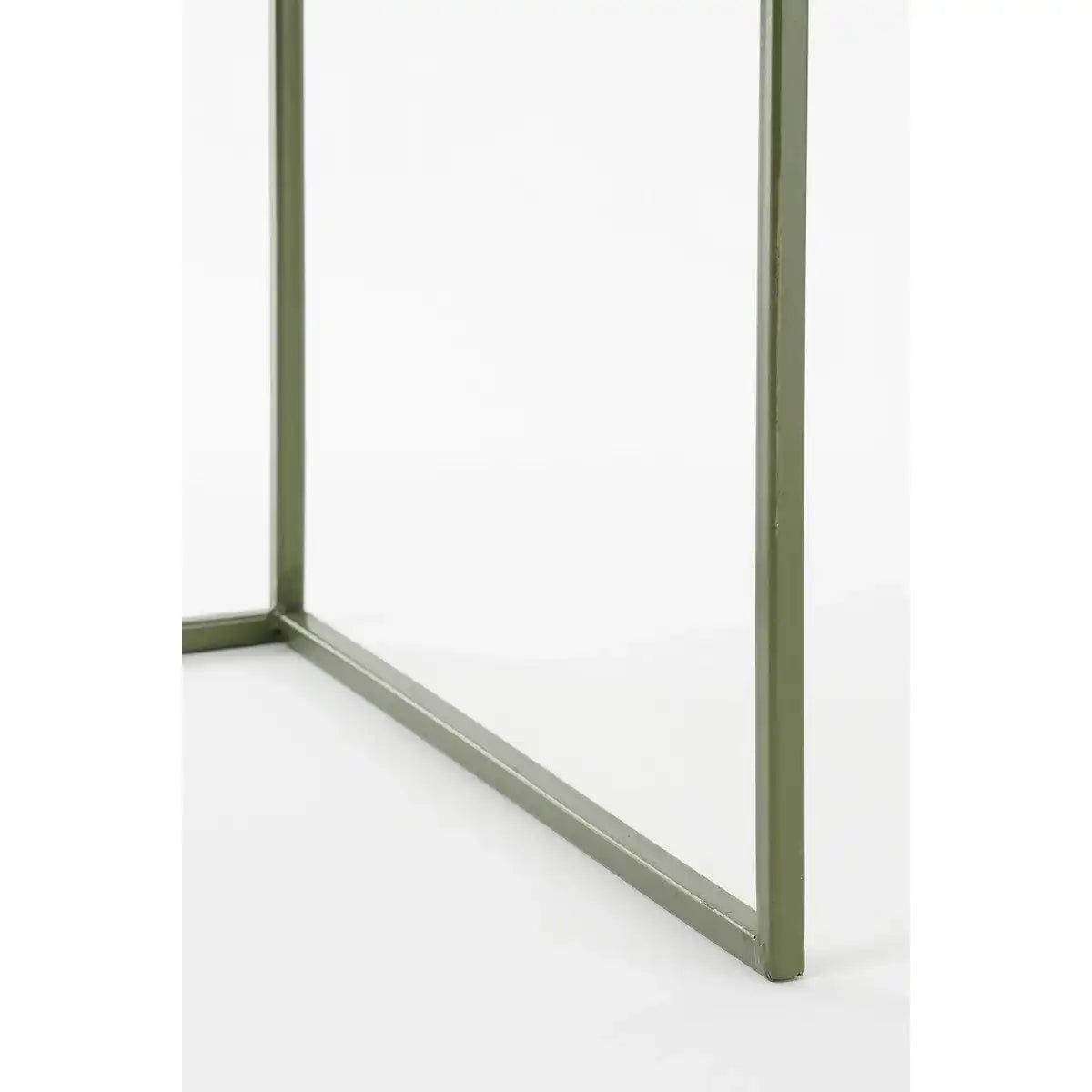 Bologna Side Table außerhalb - Satz von 2 - L38 x B38 x H48 cm - Metall - Grün - HomeDesign Knaus