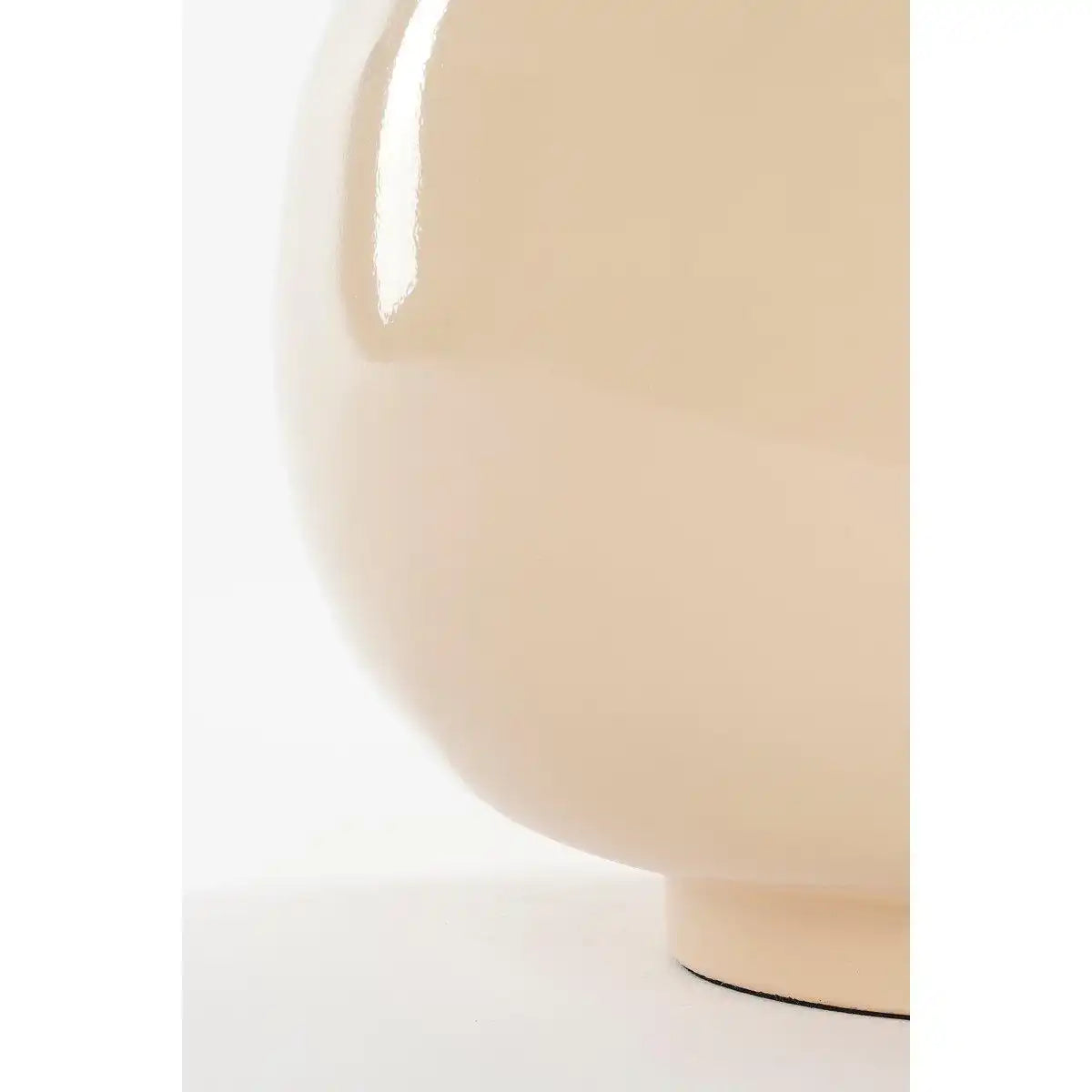 Boyd Vase – H37 x Ø26 cm – Metall – Beige - HomeDesign Knaus