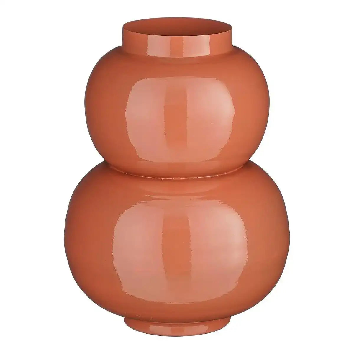 Boyd Vase Vase „Boyd“ aus Metall in Terra - HomeDesign Knaus
