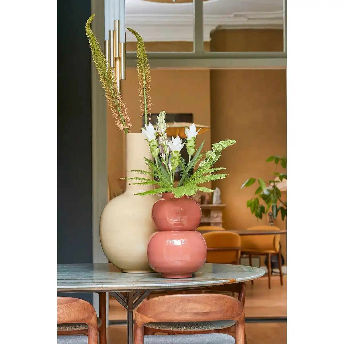 Boyd Vase Vase „Boyd“ aus Metall in Terra - HomeDesign Knaus
