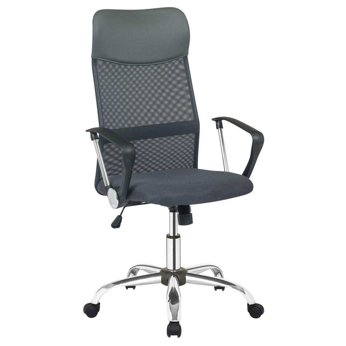 Bürostuhl Grau mit Mesh - HomeDesign Knaus