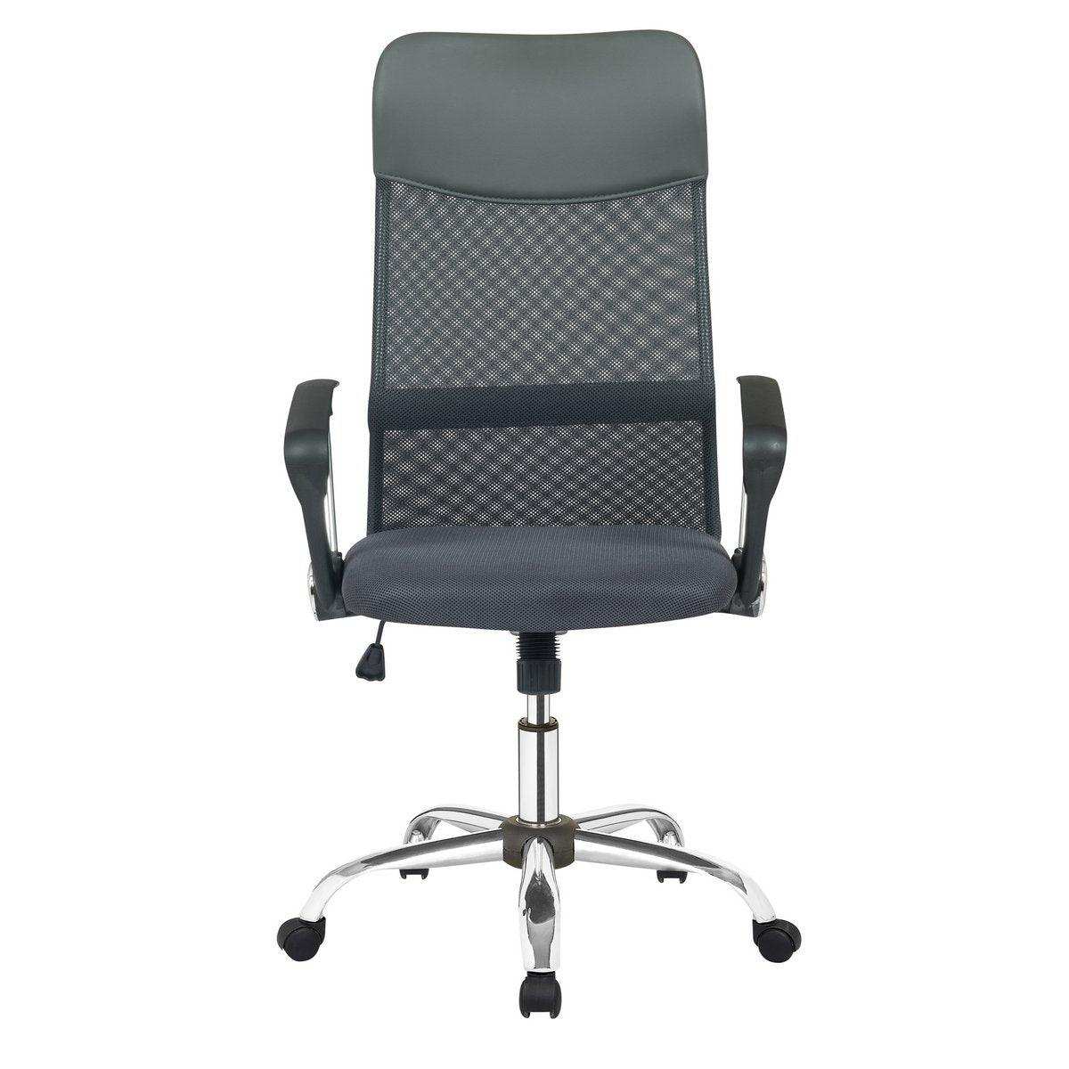 Bürostuhl Grau mit Mesh - HomeDesign Knaus