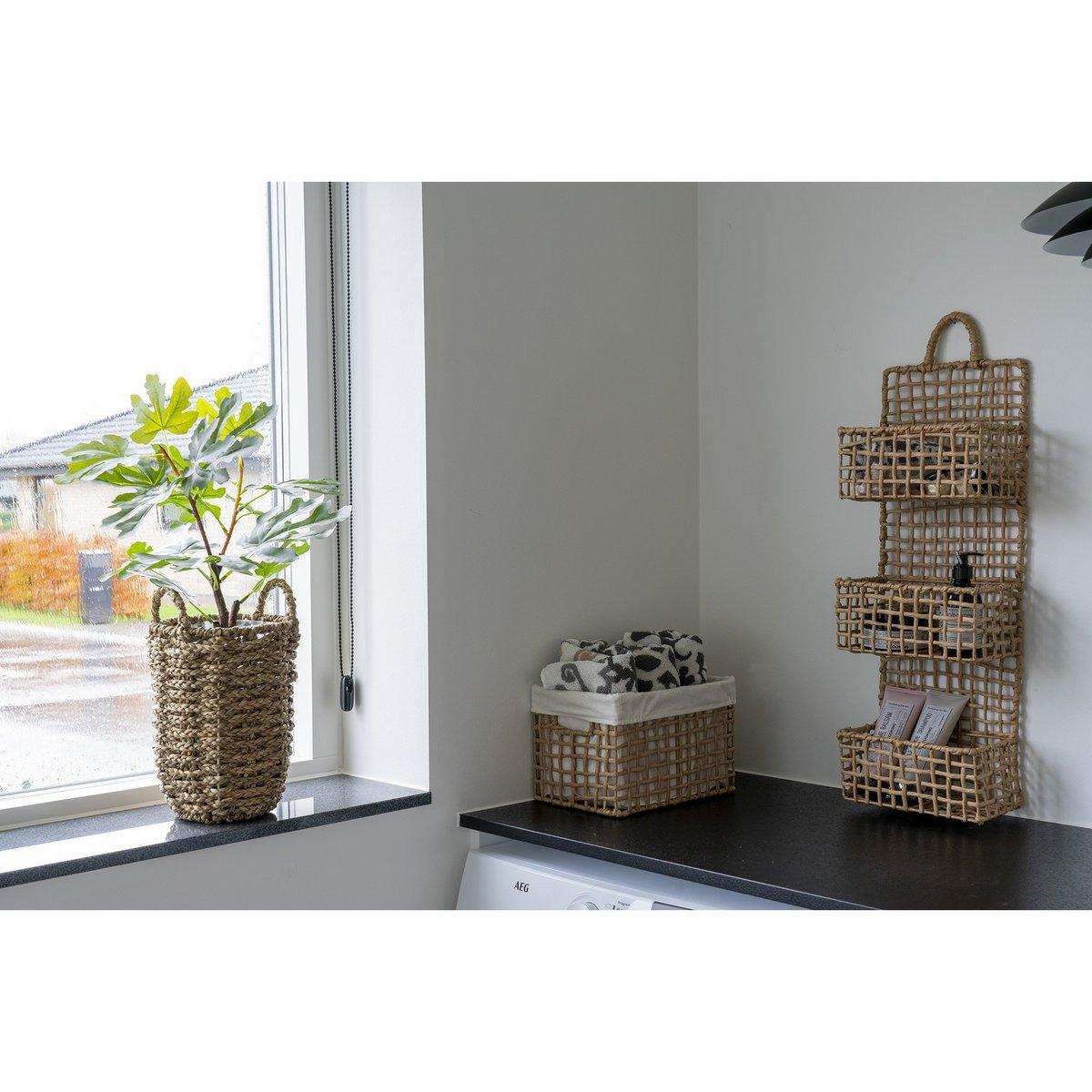 Bustelo Basket - Korb, Papier, natur, 2er-Set - HomeDesign Knaus
