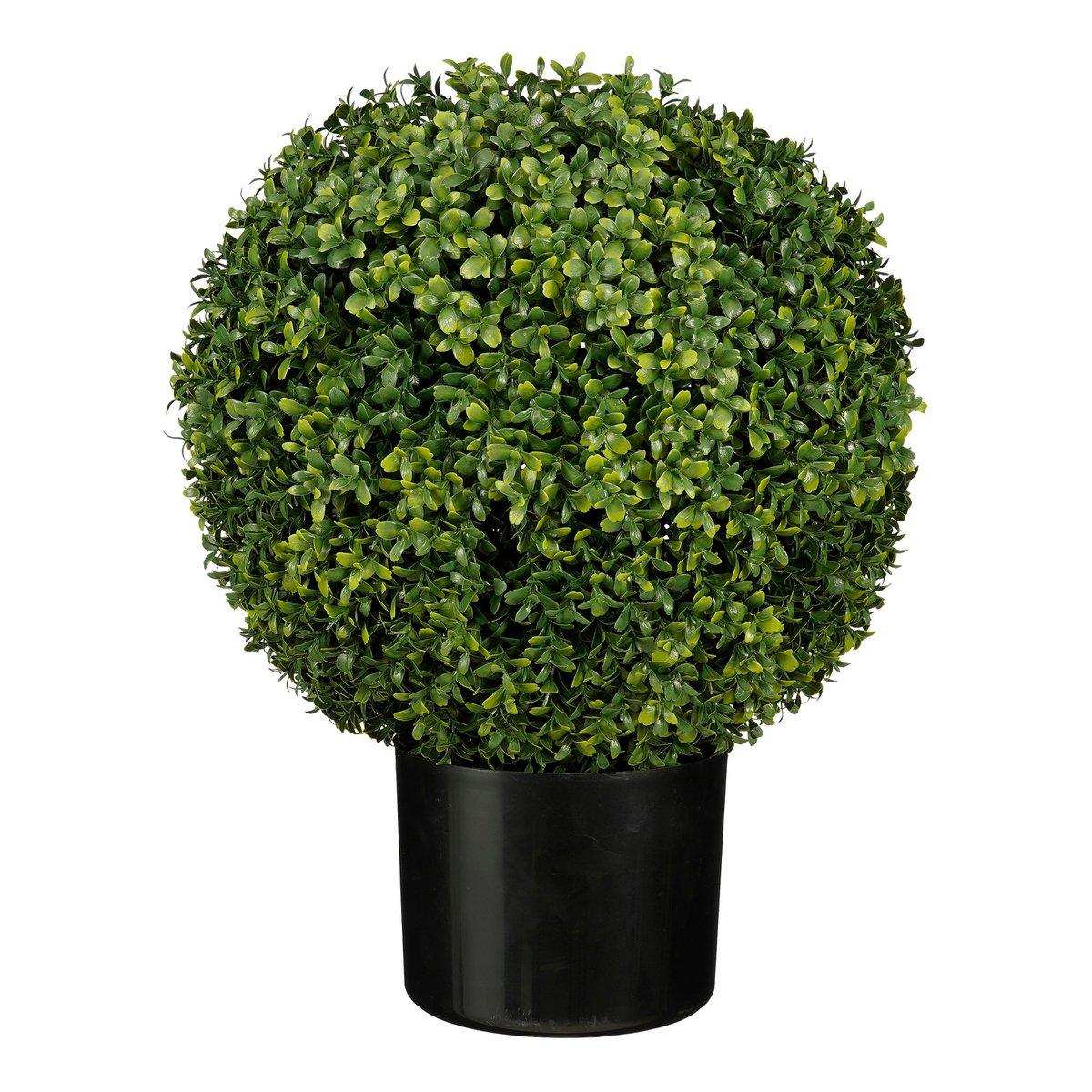 Buxus künstliche Pflanze im Topf - H50 x Ø40 cm - Grün - HomeDesign Knaus