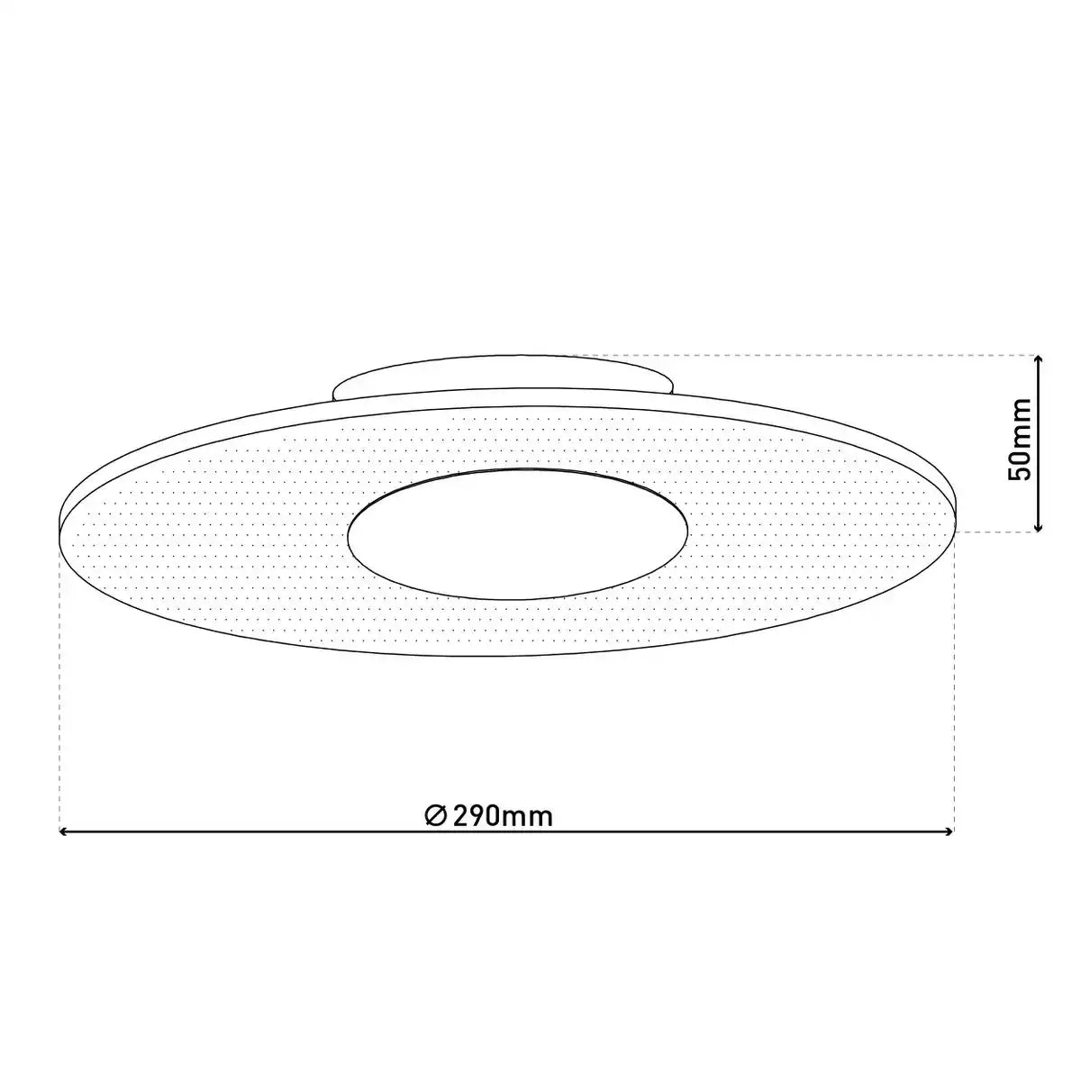LED Deckenleuchte "MODESTO" d: 29cm
