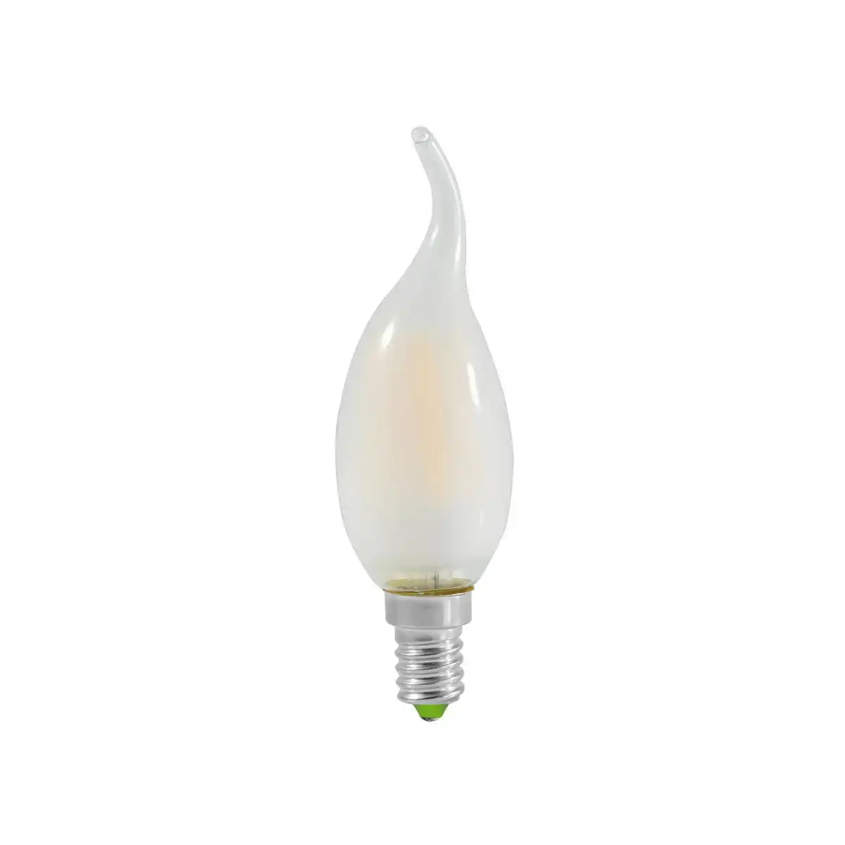 6er-Set LED-Kerze Windstoß mit E14-Fassung, Glas, warmweiß, für Esszimmer, Wohnzimmer, Diele oder Büro