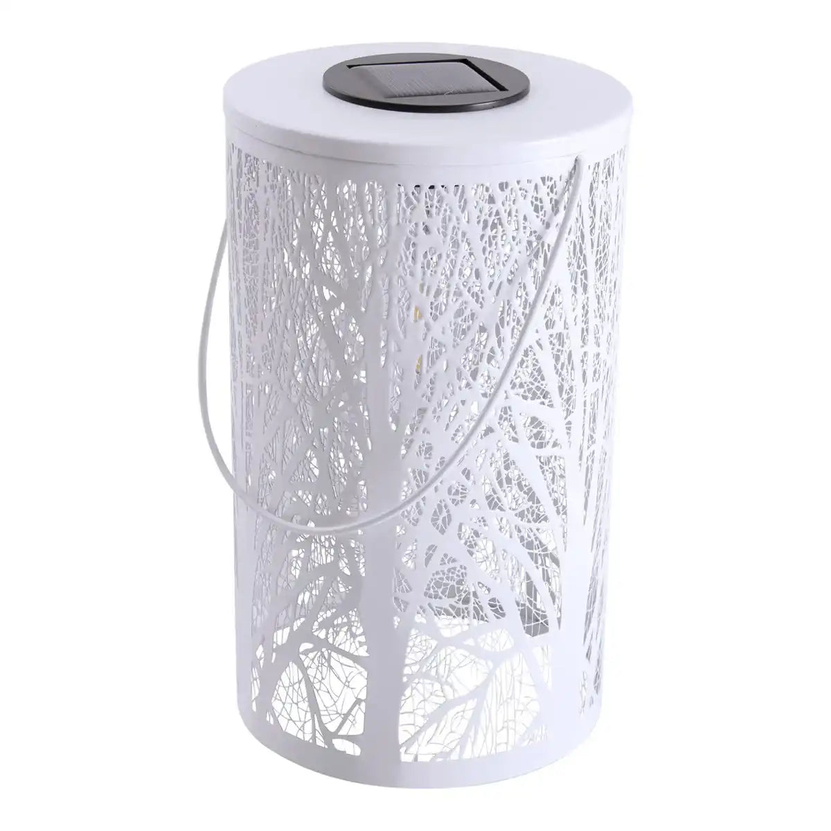LED-Deko-Solarleuchte weiß