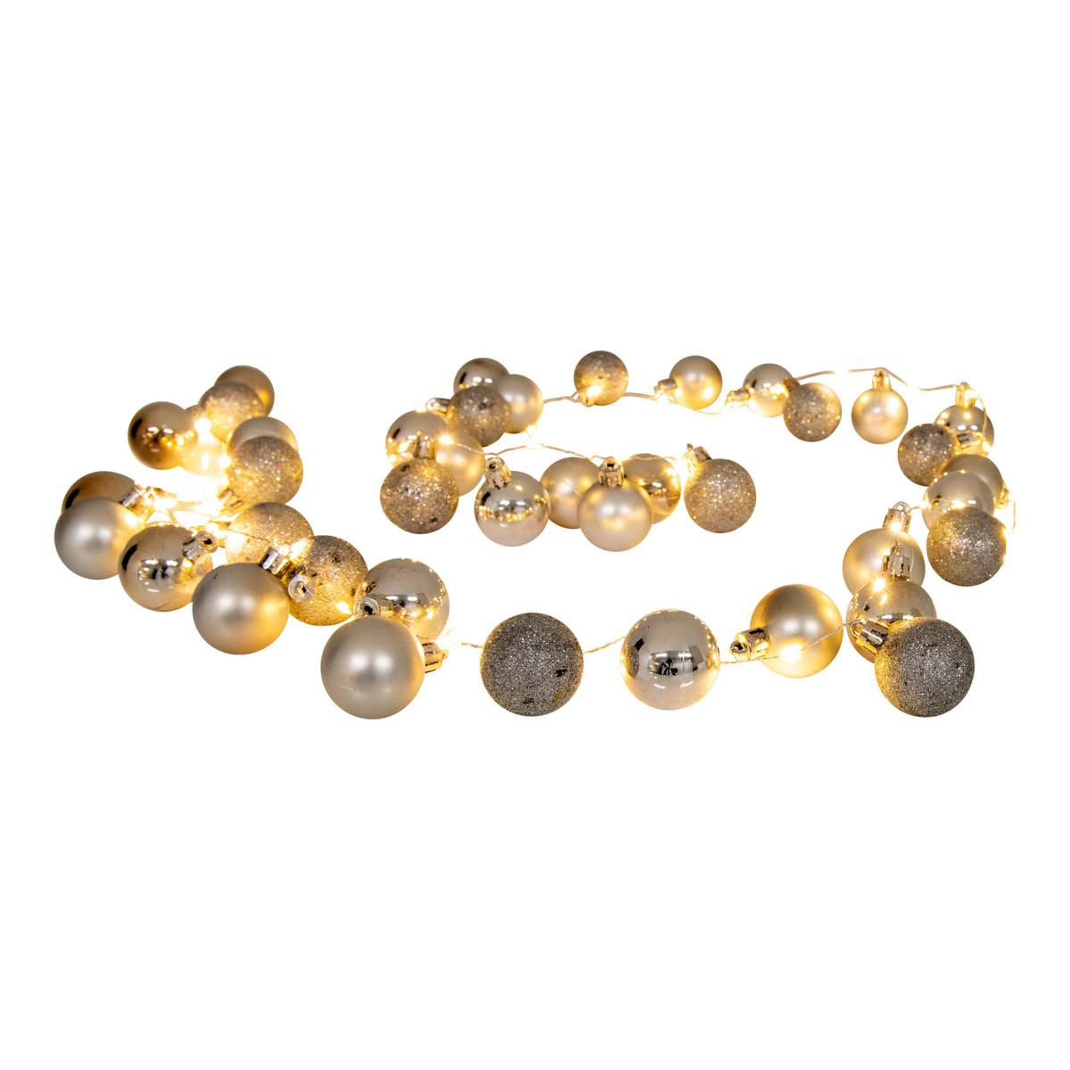 LED-Outdoor-Weihnachtslichterkette l: 250cm gold