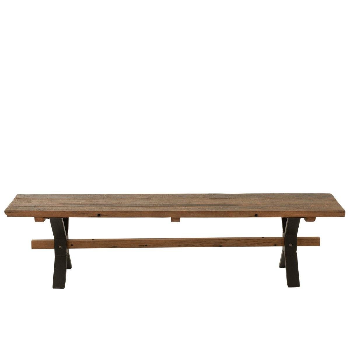 J-Line Aged Sofa – Holz – Braun