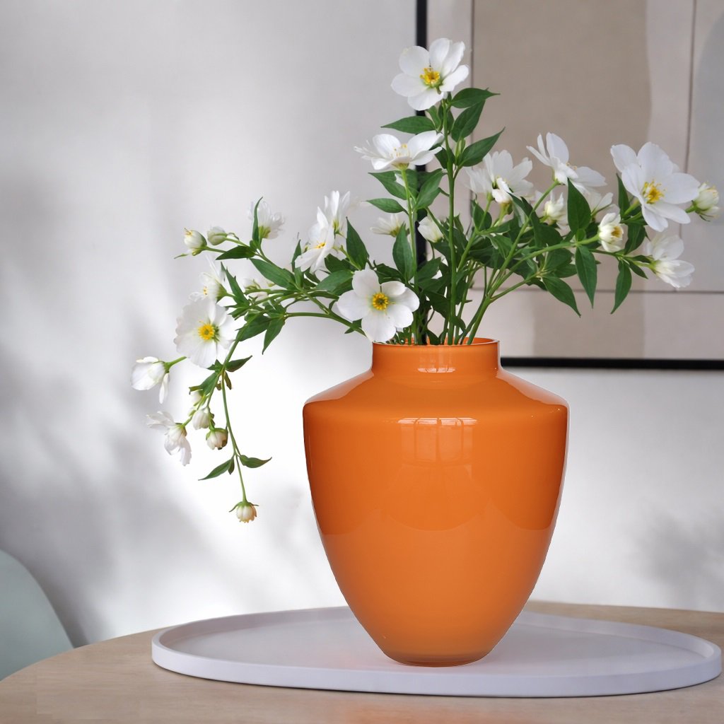 Vase - Tugela dunkelorange