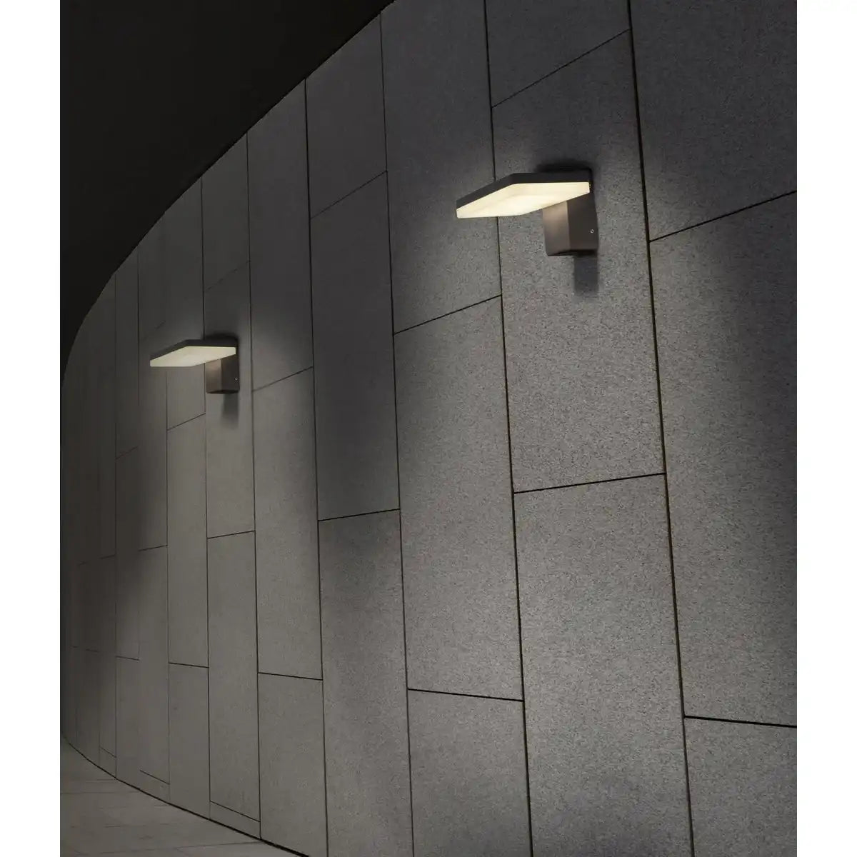 LED Außenwandleuchte "CLAIR" , aus Metall und Kunststoff in Anthrazit, mit integrierter LED
