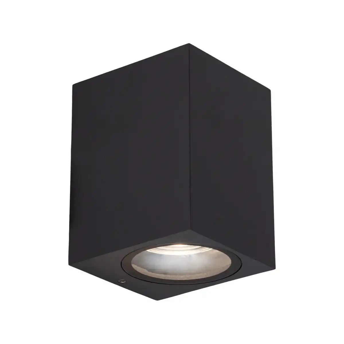 Außenwandleuchte "CUBUS", aus Metall und Glas in Anthrazit, GU10 Sockel