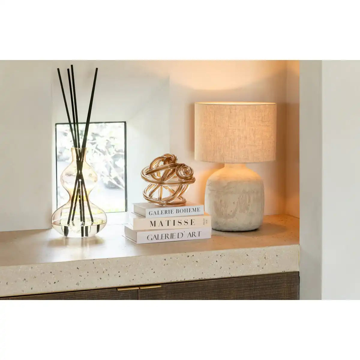 J -Line Geurolie Nordic Vetiver - Glas - Amber - klein