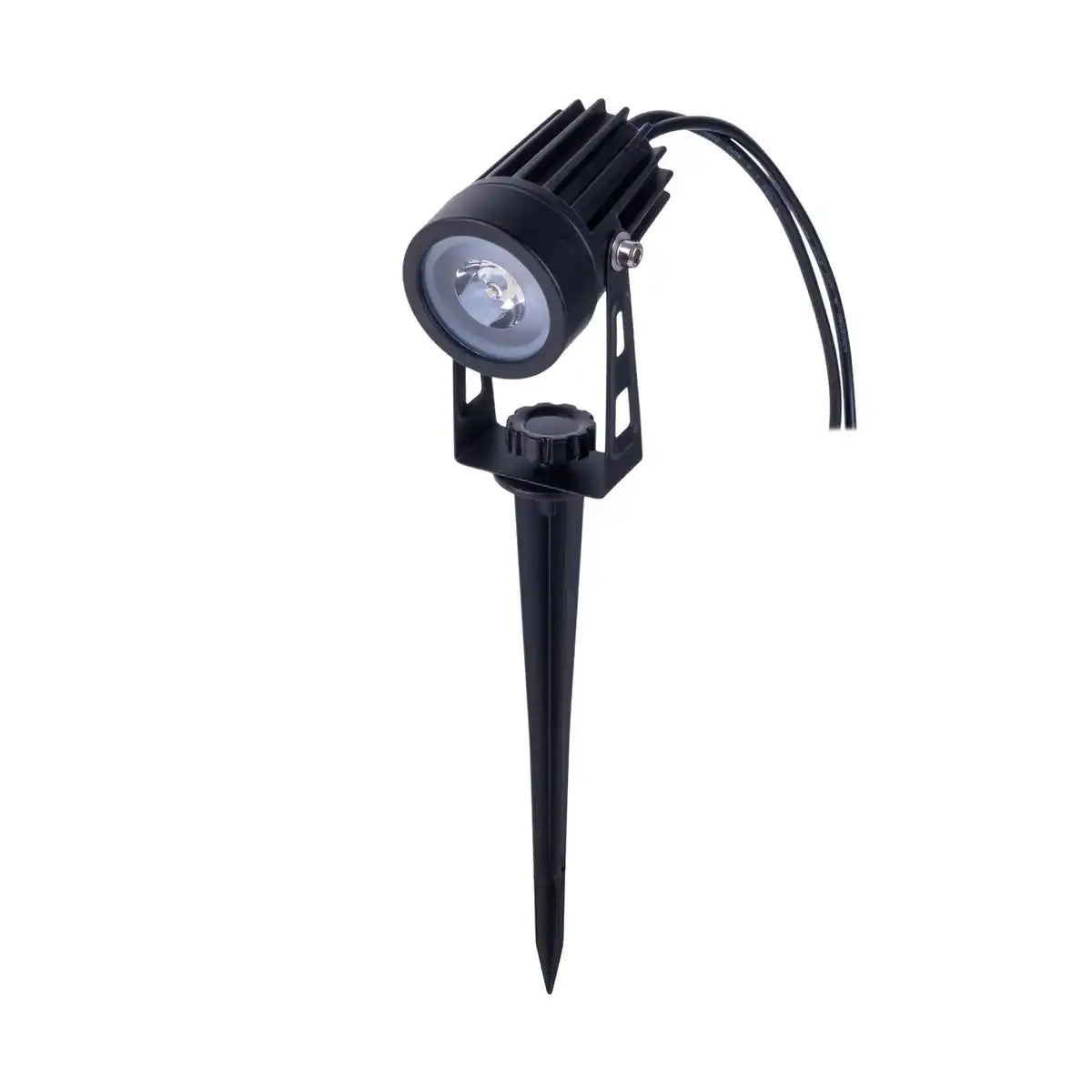 3er LED Solarspot mit Erdspieß ""Spoti"" Außen-Erdspieß aus Metall und ABS-Kunststoff in Schwarz, mit fest verbauten LEDs mit drei Leistungsstufen