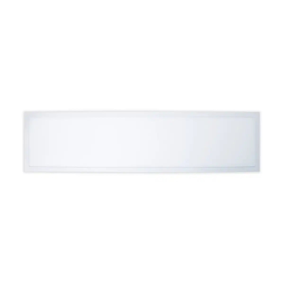 LED Aufbaupanel "NICOLA", Aufbauleuchte aus Metall und Kunststoff mit fest verbauten LEDs in neutralweiß, Panel für Innenräume 119,5 x 29,5 cm