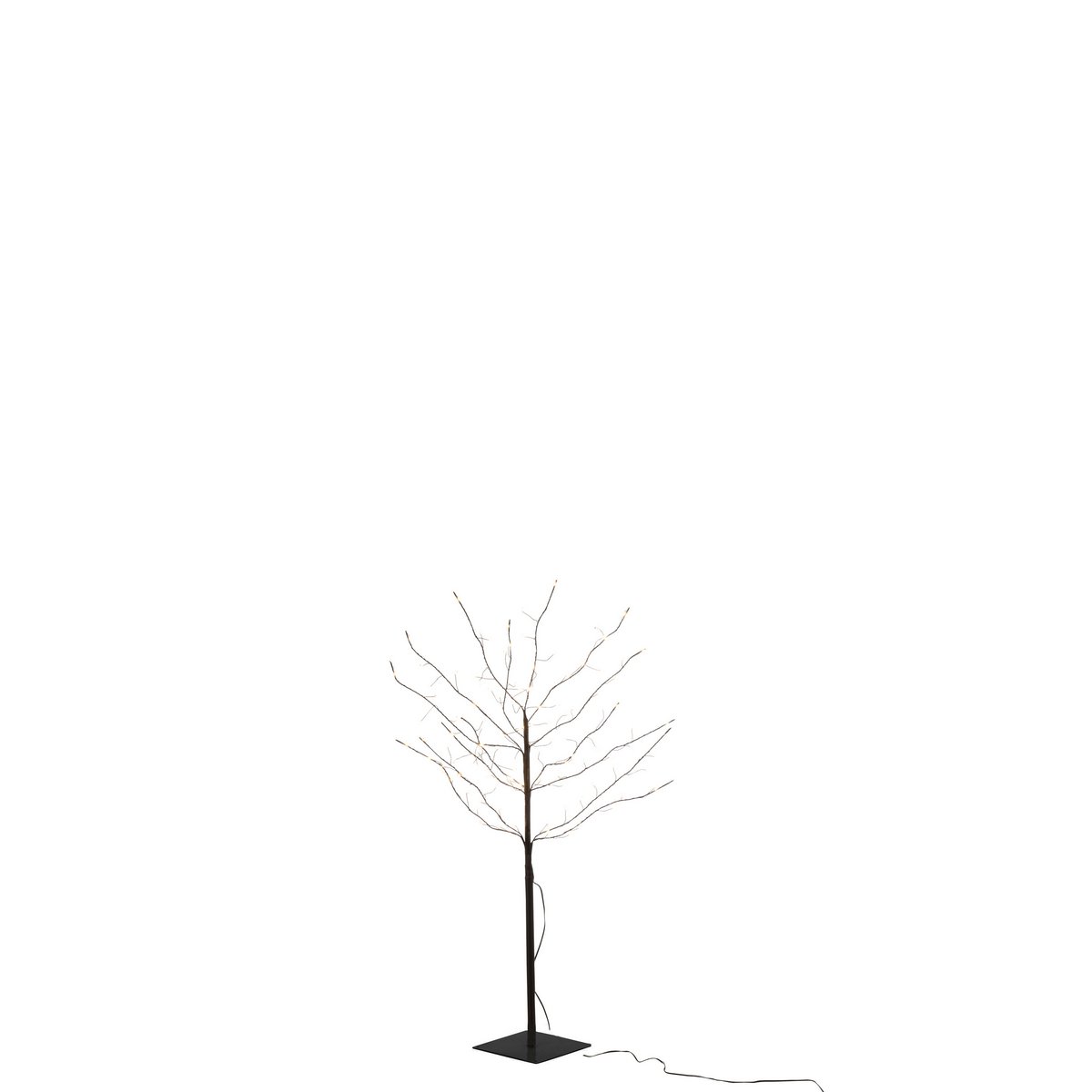 J-Line Dekoration Tree Bare - Schwarz - Metall - LED