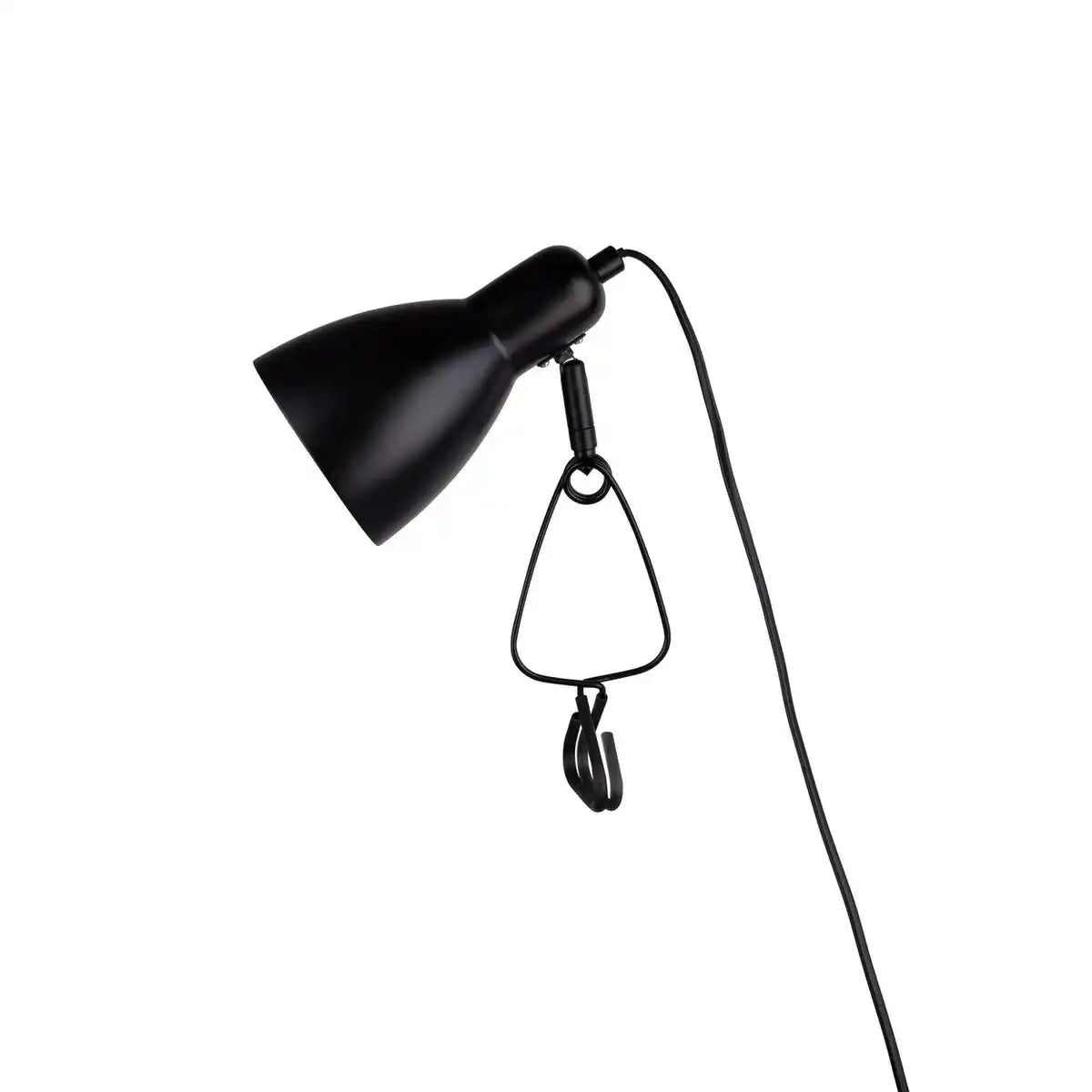 Klemmtischleuchte "MARA" matt schwarz für E14 max. 18 Watt, für Innenräume, 28 cm hoch