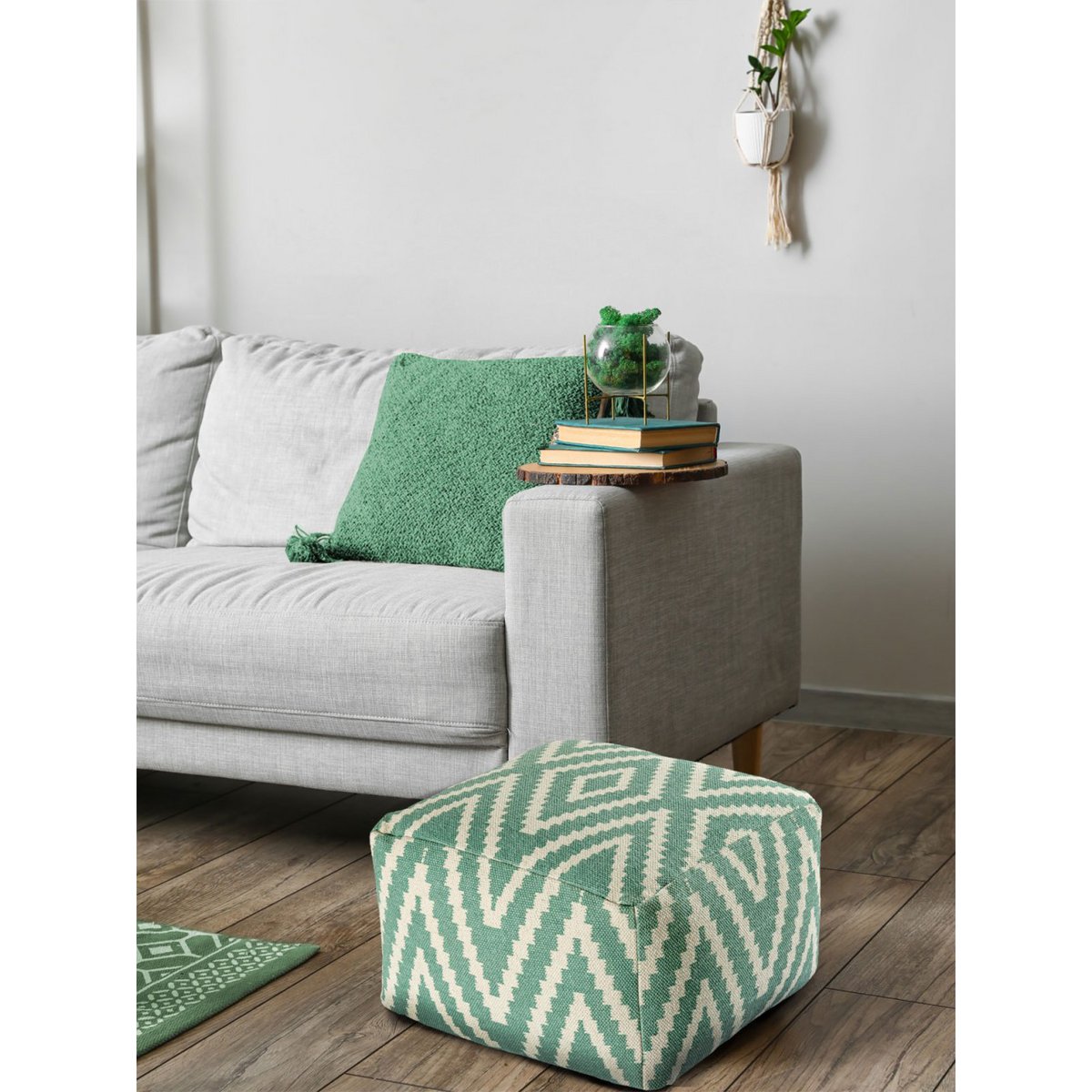Sitzwürfel Fußhocker Sitzhocker 50x35x50cm Pouf