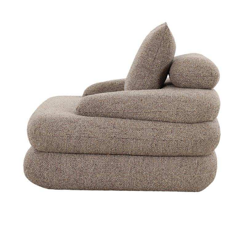 Cairo Loungesessel Sand Boucle - HomeDesign Knaus
