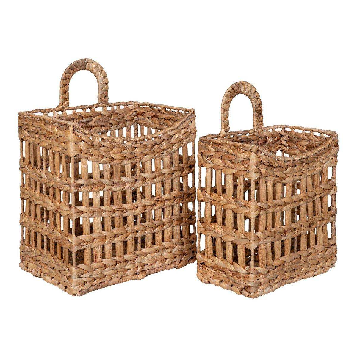 Cala Hängekörbe – Wasserhyazinthe, Natur – 2er-Set - HomeDesign Knaus