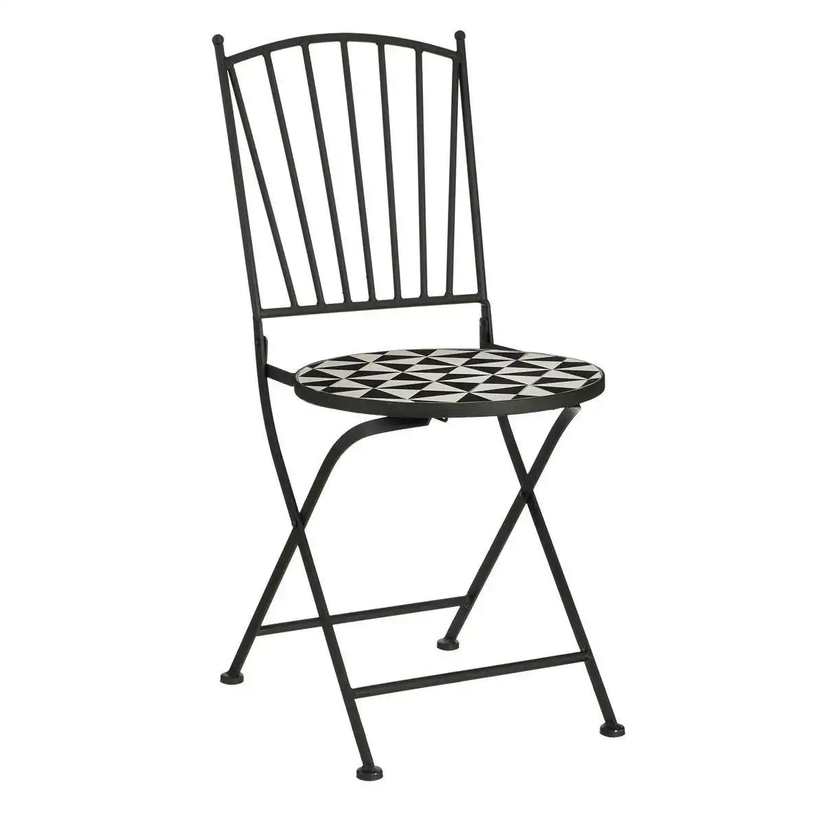 Cambria Bistrostuhl – L40 x B52 x H89 cm – Metall – Schwarz - HomeDesign Knaus