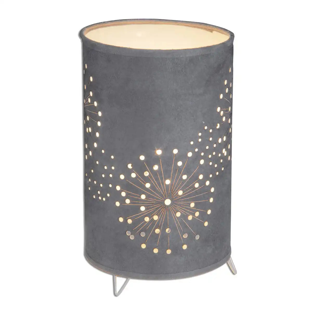 Stoff-Tischleuchte H:25cm "AURONA"