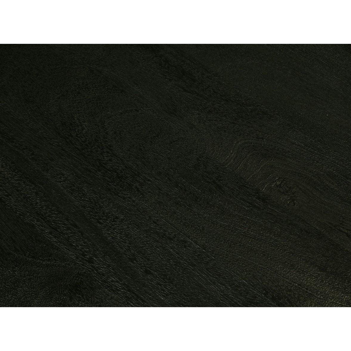 HSM Collection-Runder Couchtisch S/2-ø76x44/ø58x40-Schwarz-Mango/Metall