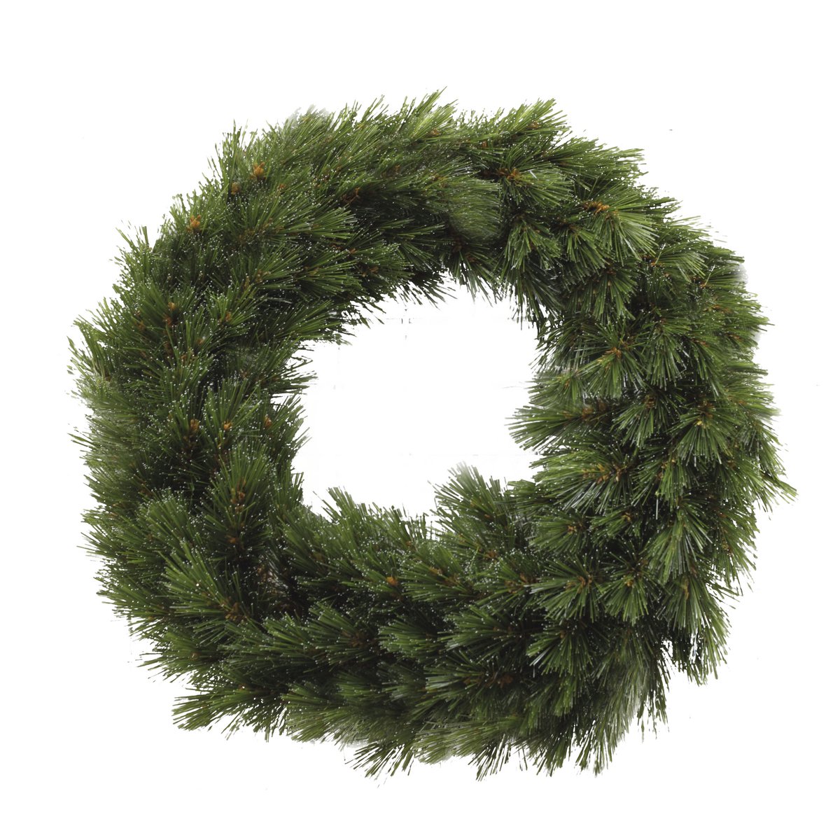 Waldgefrosteter Weihnachtskranz – Ø45 cm – Grün