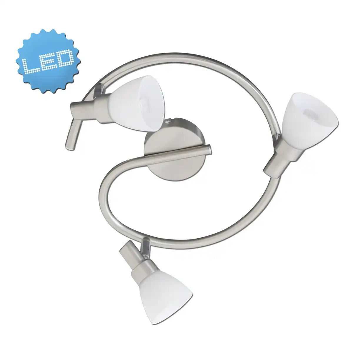 3er LED Wand-u. Deckenspot "Feltre" d:28cm