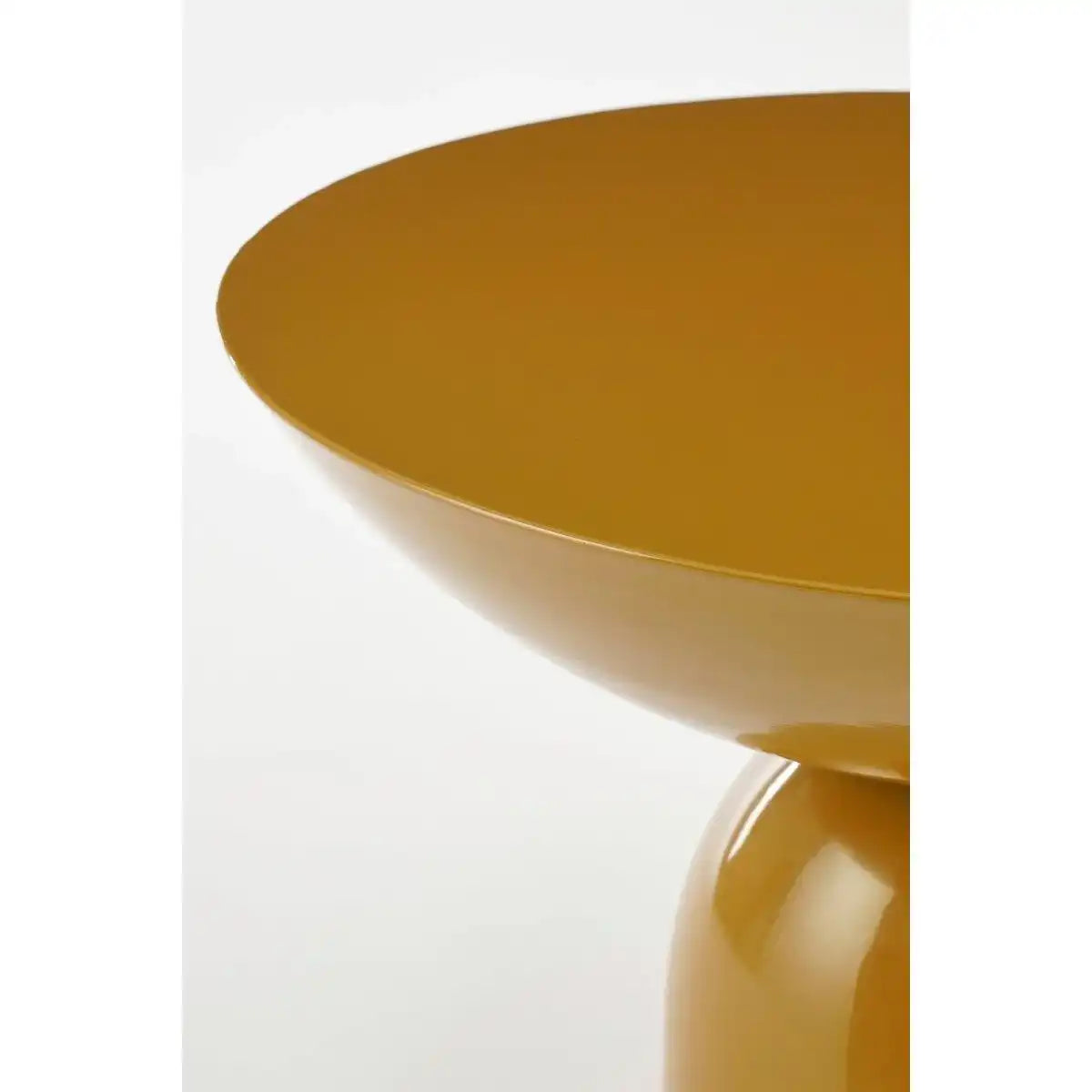 Celise Side Table - H28 x Ø47 cm - Metall - Braun - HomeDesign Knaus
