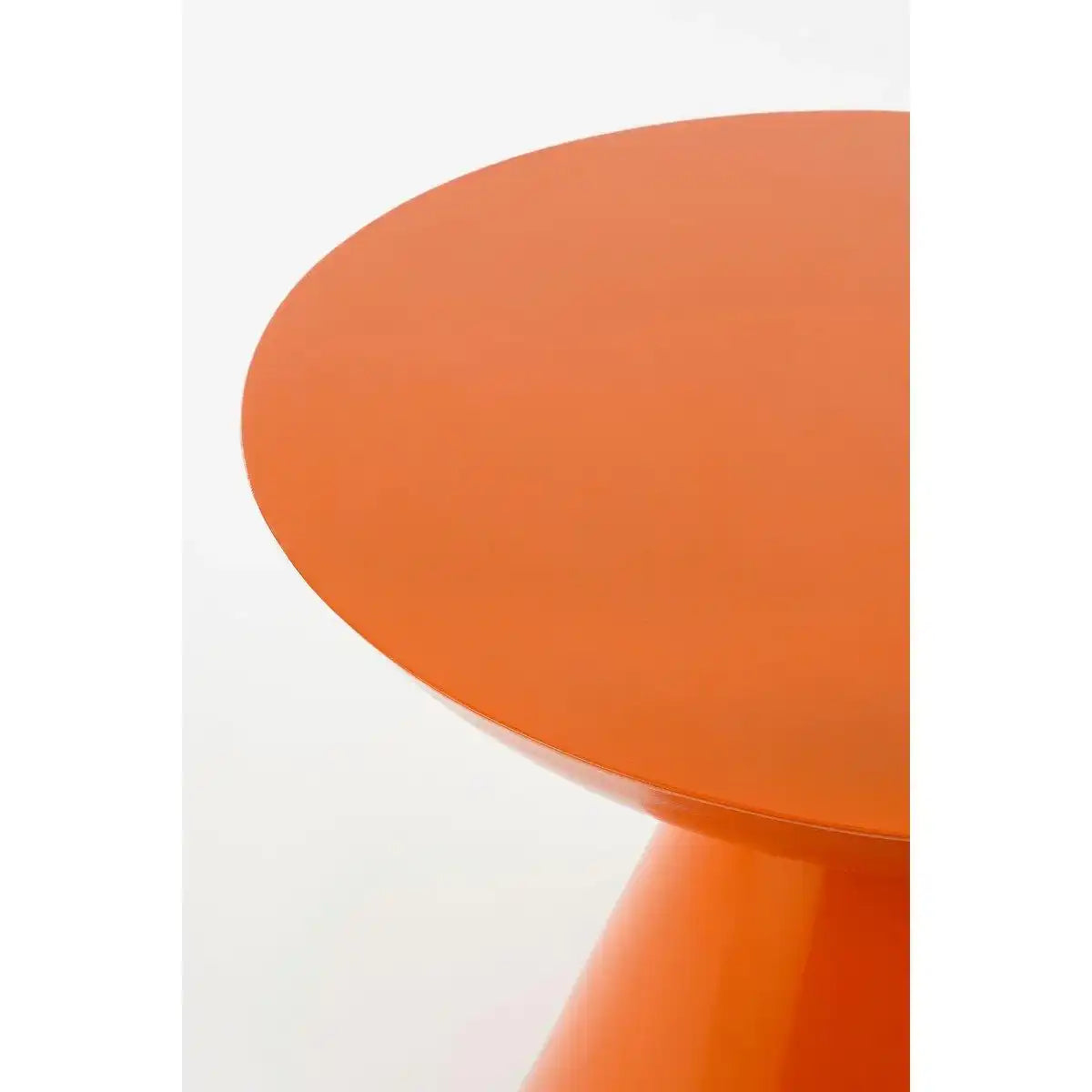 Celise Side Table - H44 x Ø59 cm - Metall - Orange - HomeDesign Knaus