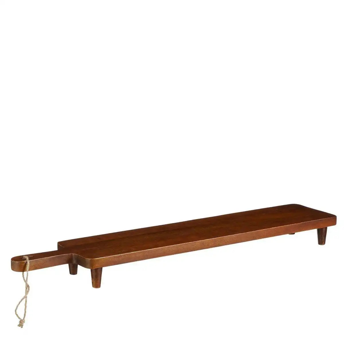 Centennial Servierbrett – L76 x B15 x H7 cm – FSC 100 % Mangoholz – Dunkelbraun - HomeDesign Knaus