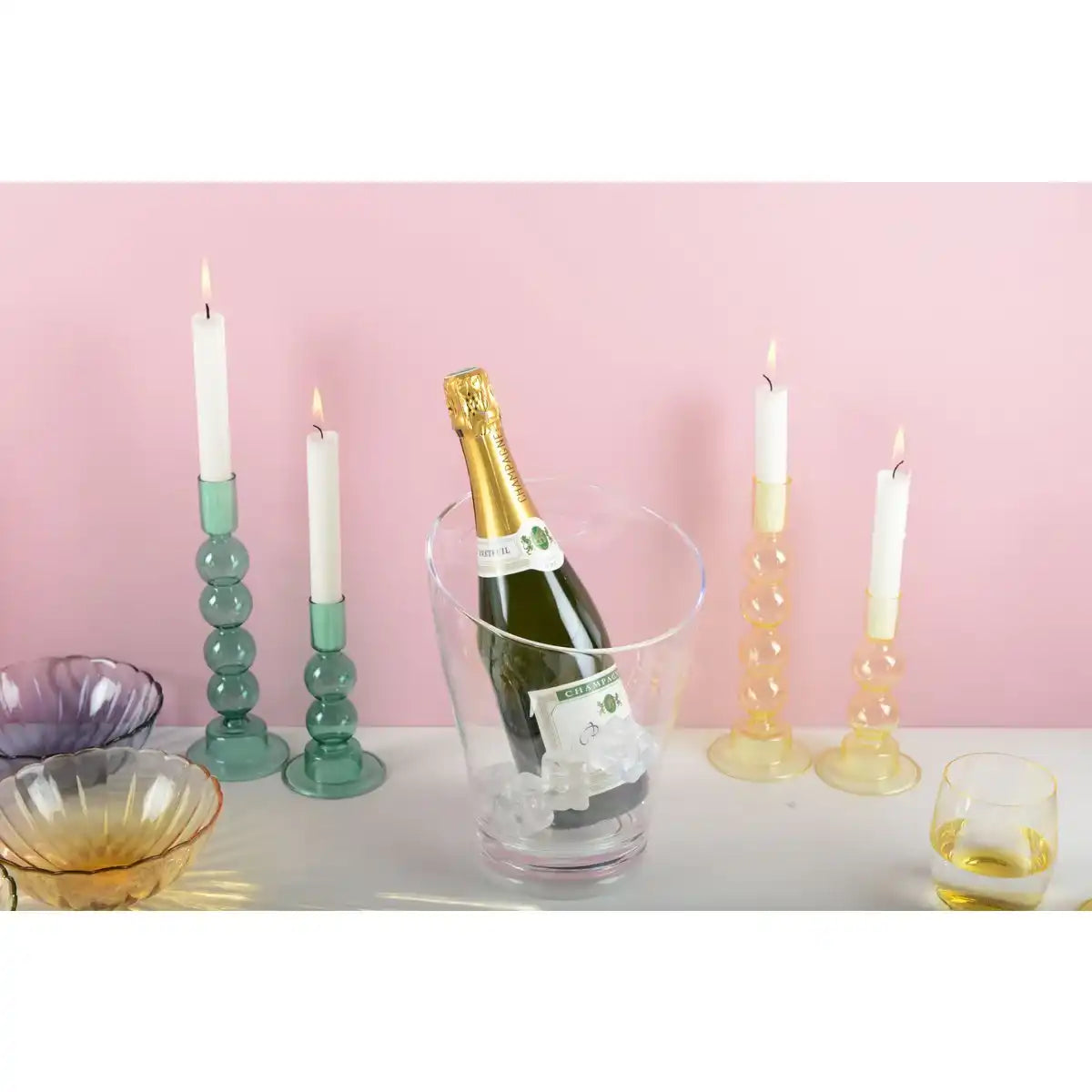 Champagner -Eimer D. 8.5x H 27,7 cm - HomeDesign Knaus