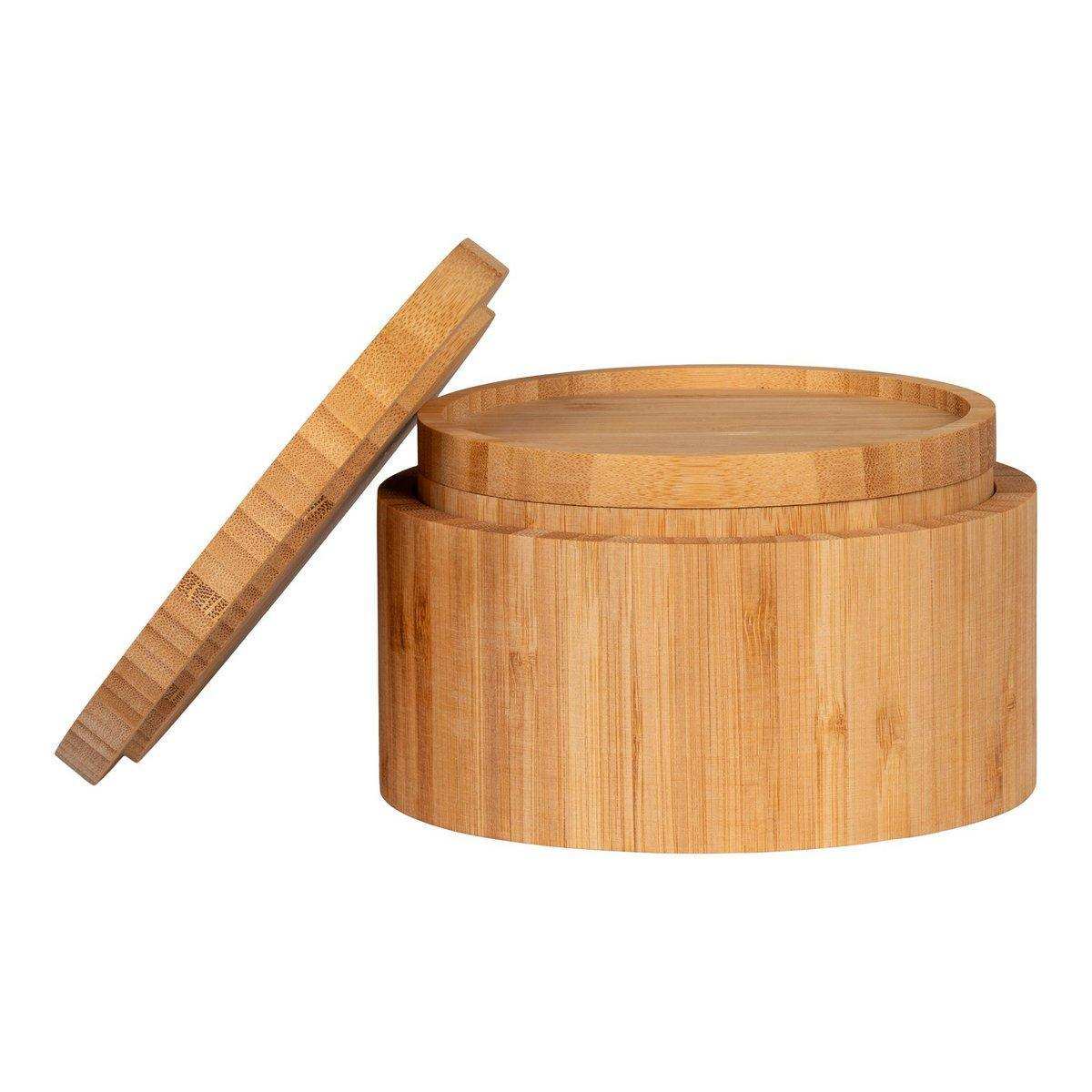 Chefalu Aufbewahrungsbox – Aufbewahrungsbox, Bambus, natur, 2er-Set - HomeDesign Knaus