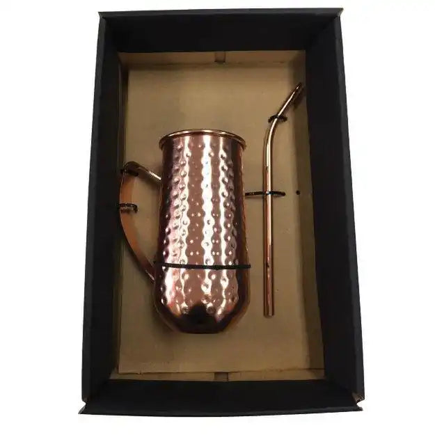 COCKTAIL GLASS + COPPER STRAW - HomeDesign Knaus