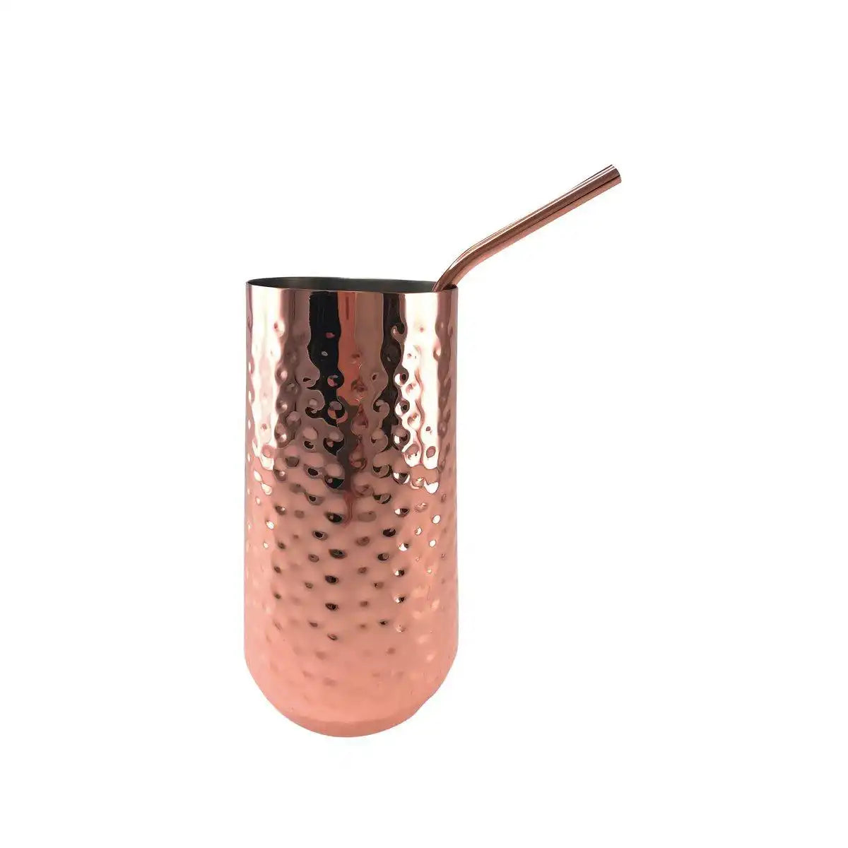 COCKTAIL GLASS + COPPER STRAW - HomeDesign Knaus
