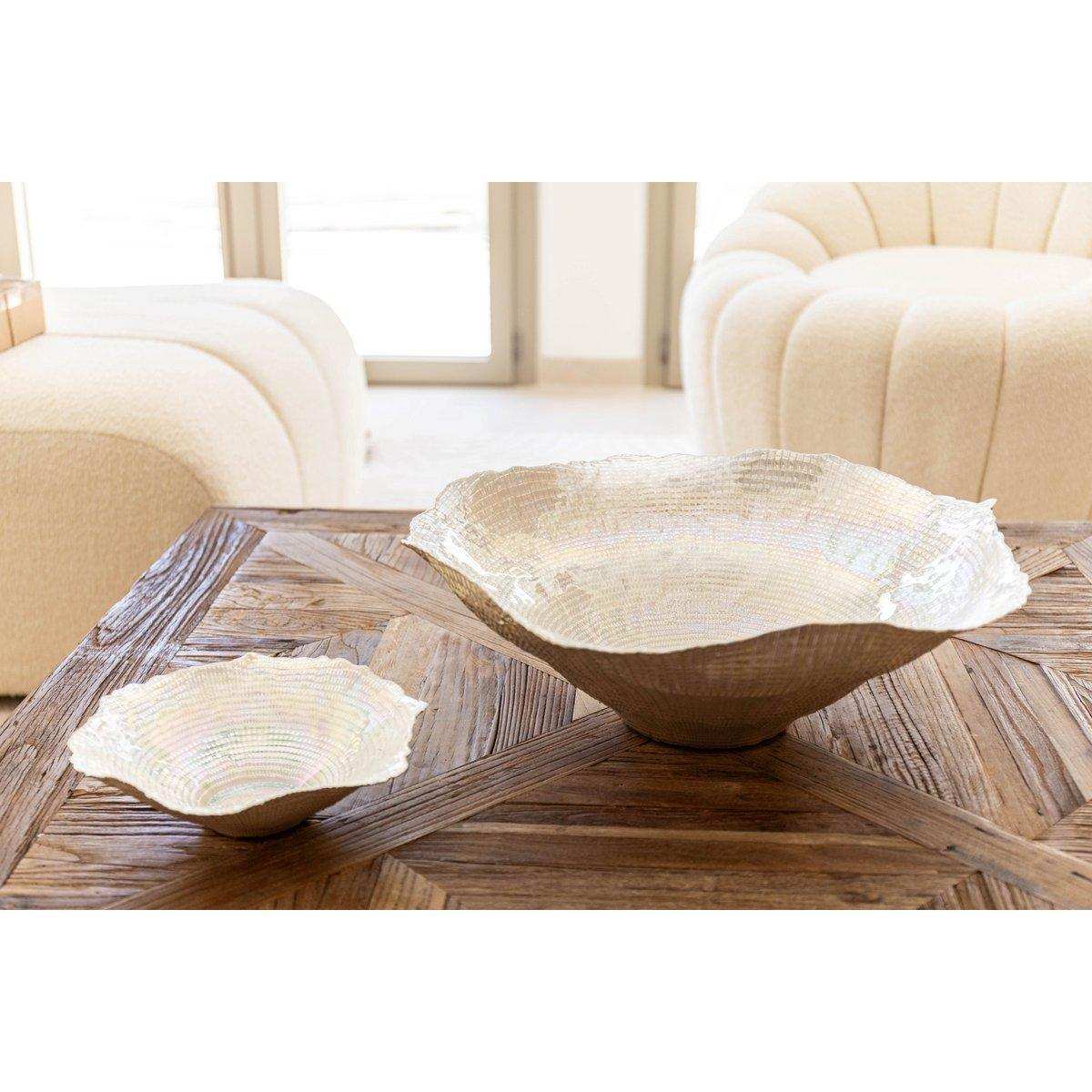 COROLLE-BECHER GLÄNZEND SILBER 23X23X6CM - HomeDesign Knaus