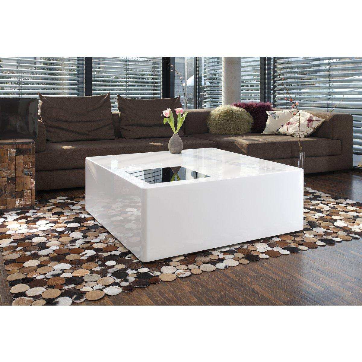 Couchtisch 100x100x45 cm weiß - HomeDesign Knaus