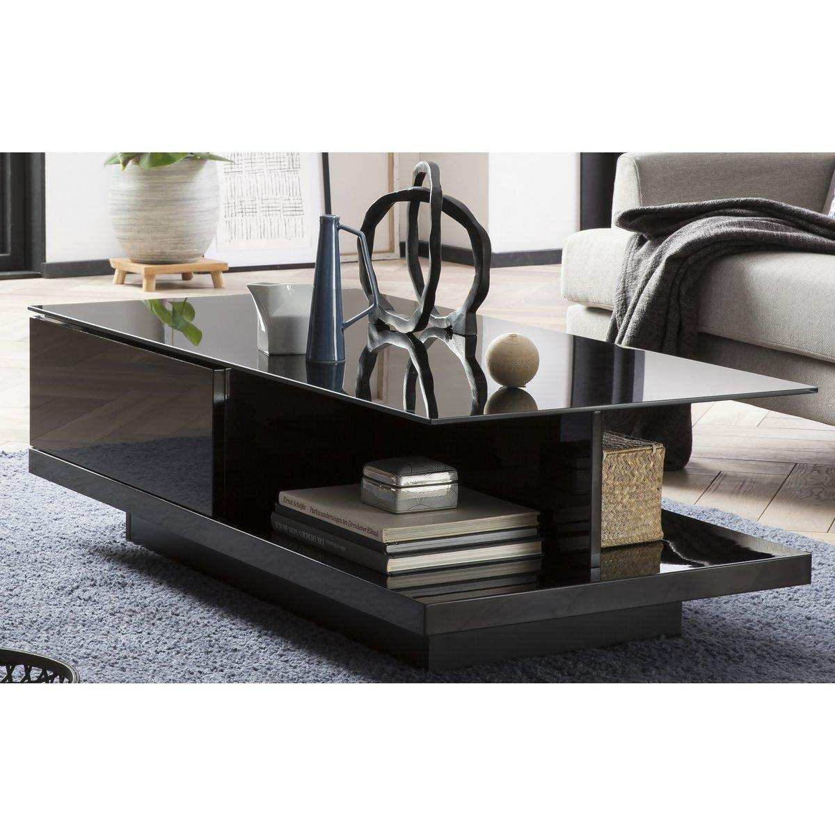 Couchtisch 120x60x36 cm schwarz - HomeDesign Knaus