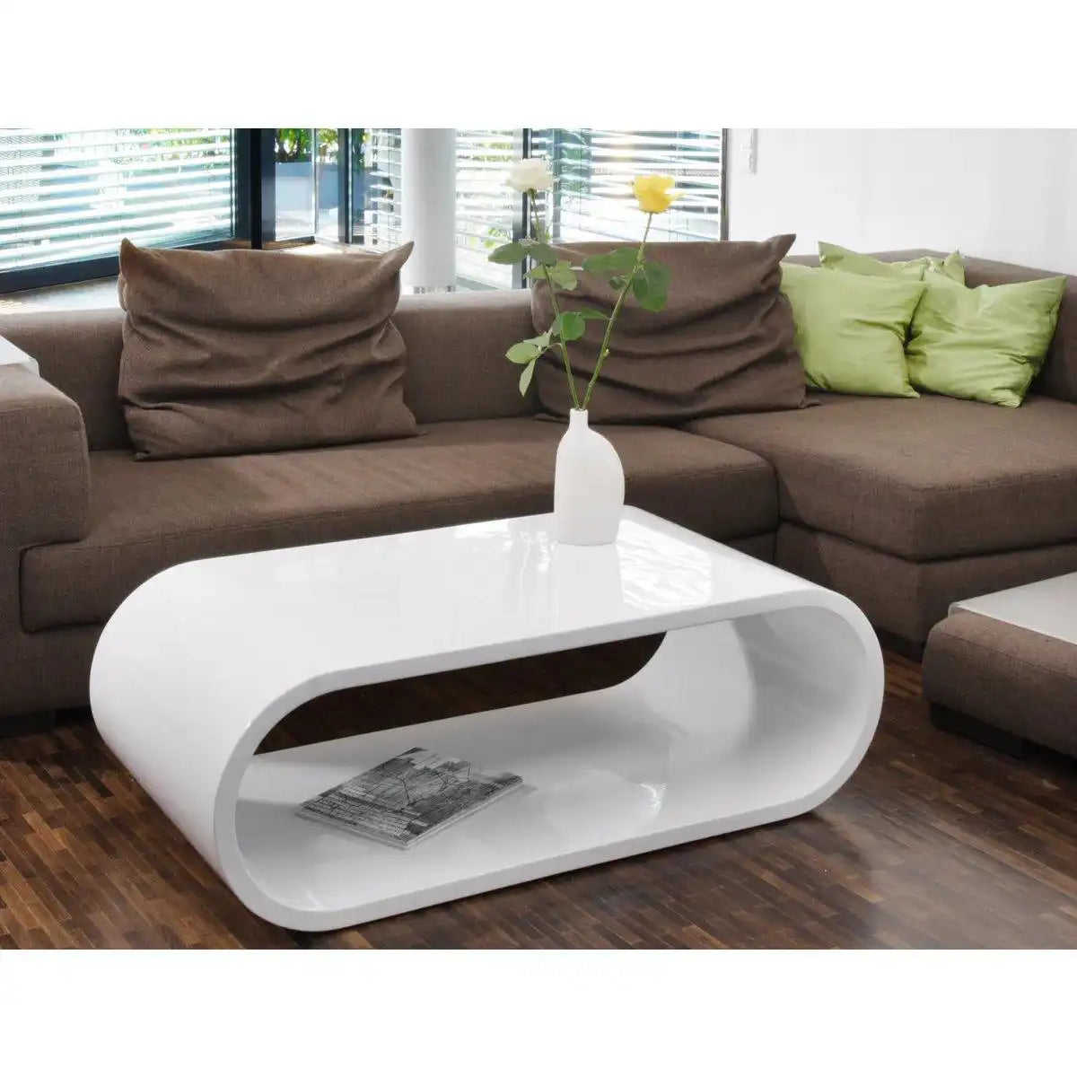 Couchtisch 120x60x40 cm weiß - HomeDesign Knaus