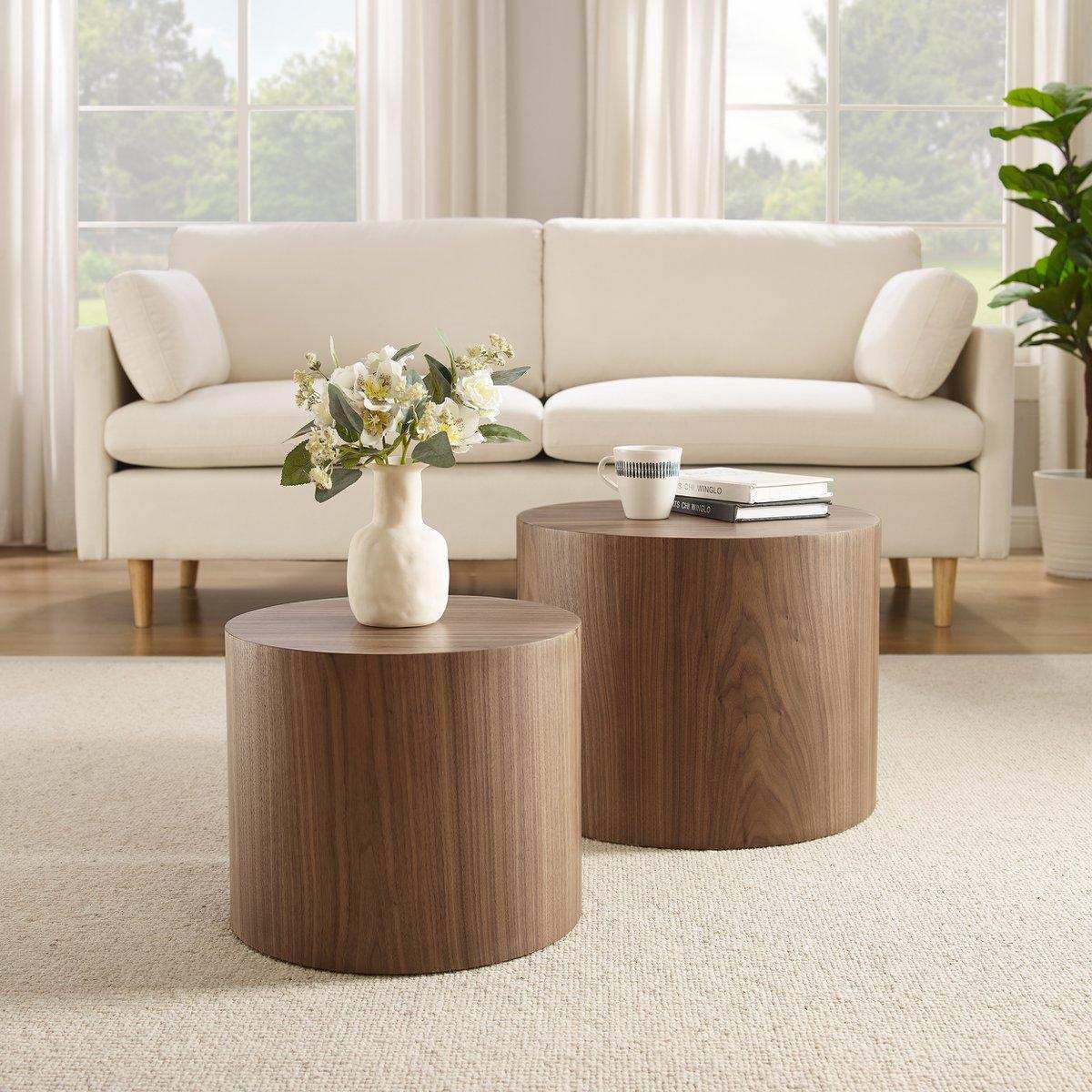 Couchtisch 2er Set Walnuss - HomeDesign Knaus
