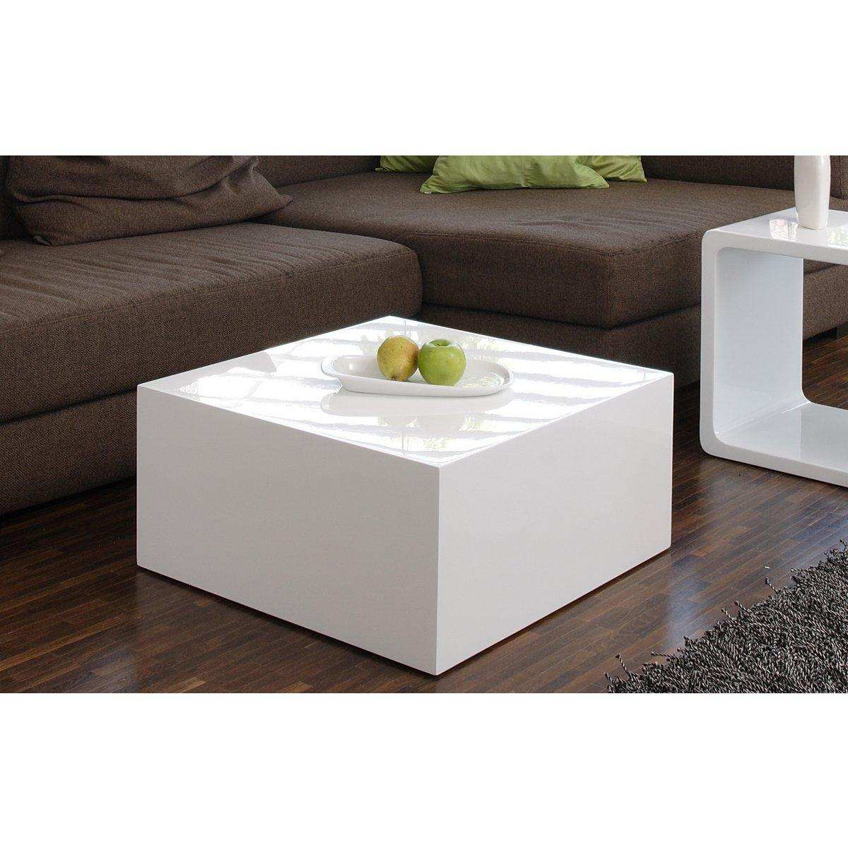 Couchtisch 60x60x30cm weiß - HomeDesign Knaus