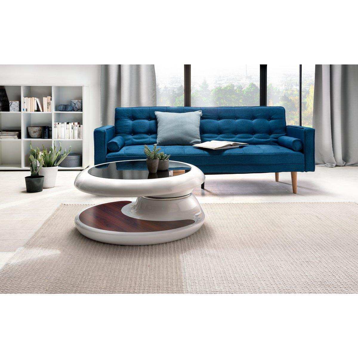 Couchtisch 90x90x42 cm weiß - HomeDesign Knaus