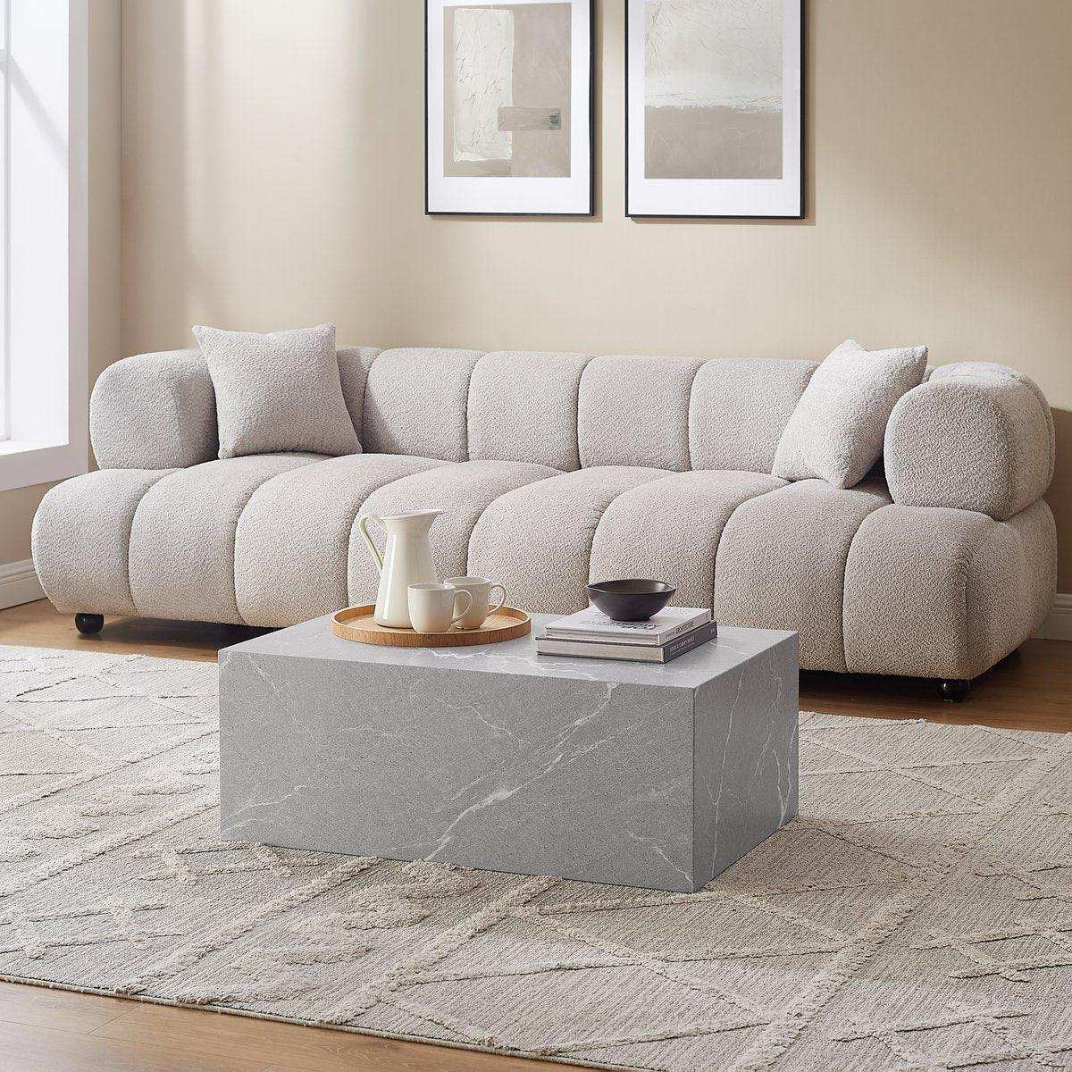 Couchtisch Grau 90x60 cm - HomeDesign Knaus