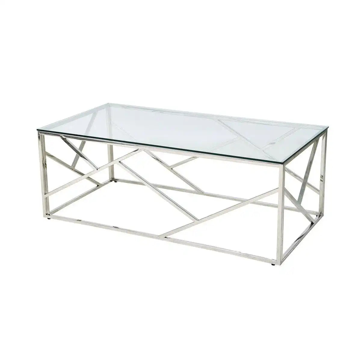 Couchtisch Silber 120x60 cm - HomeDesign Knaus