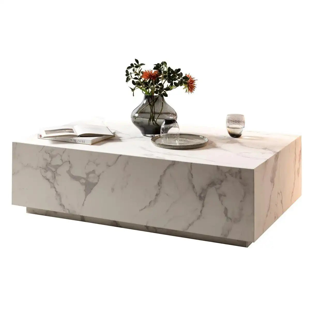 Couchtisch Weiß, 120x75 cm - HomeDesign Knaus