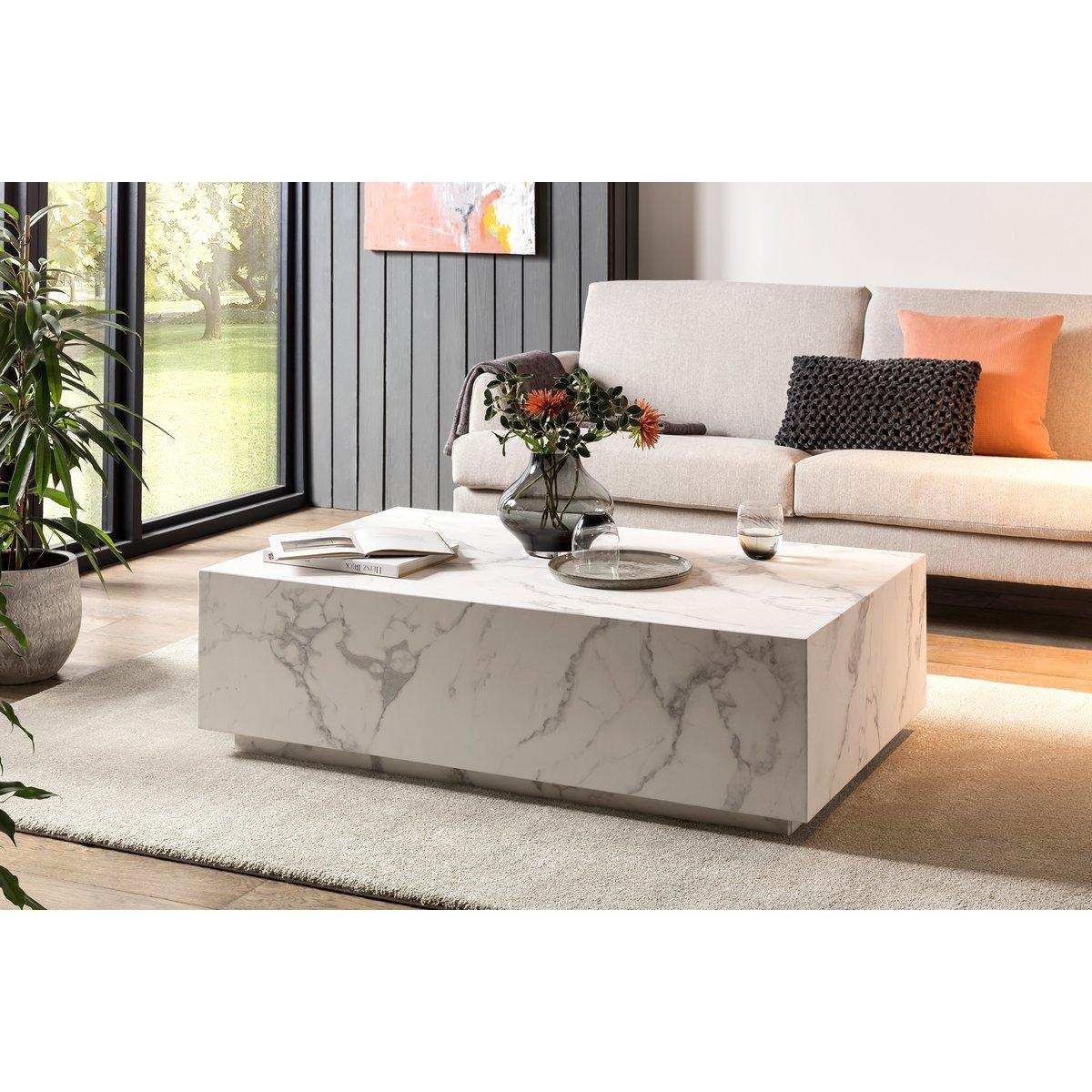 Couchtisch Weiß, 120x75 cm - HomeDesign Knaus