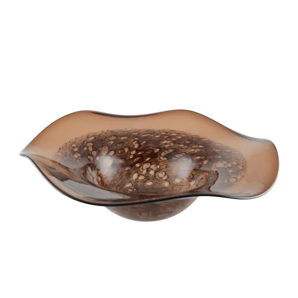 COUPE DEKORATIVES MARRON 40X40X10CM - HomeDesign Knaus