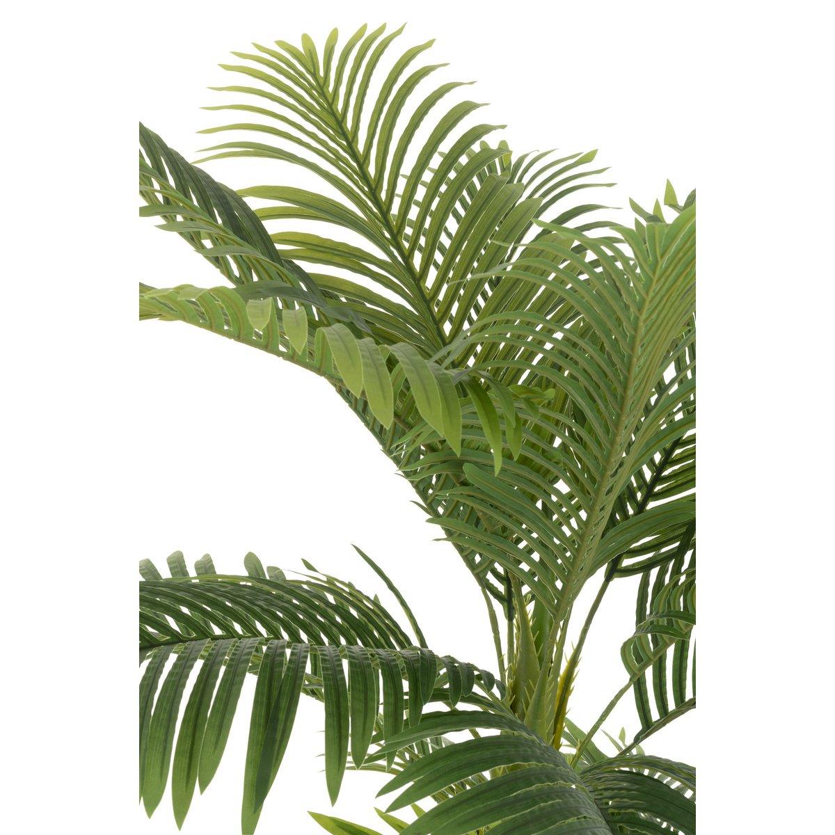 J-Line Palmen-Areca-Topf, künstlich, grün