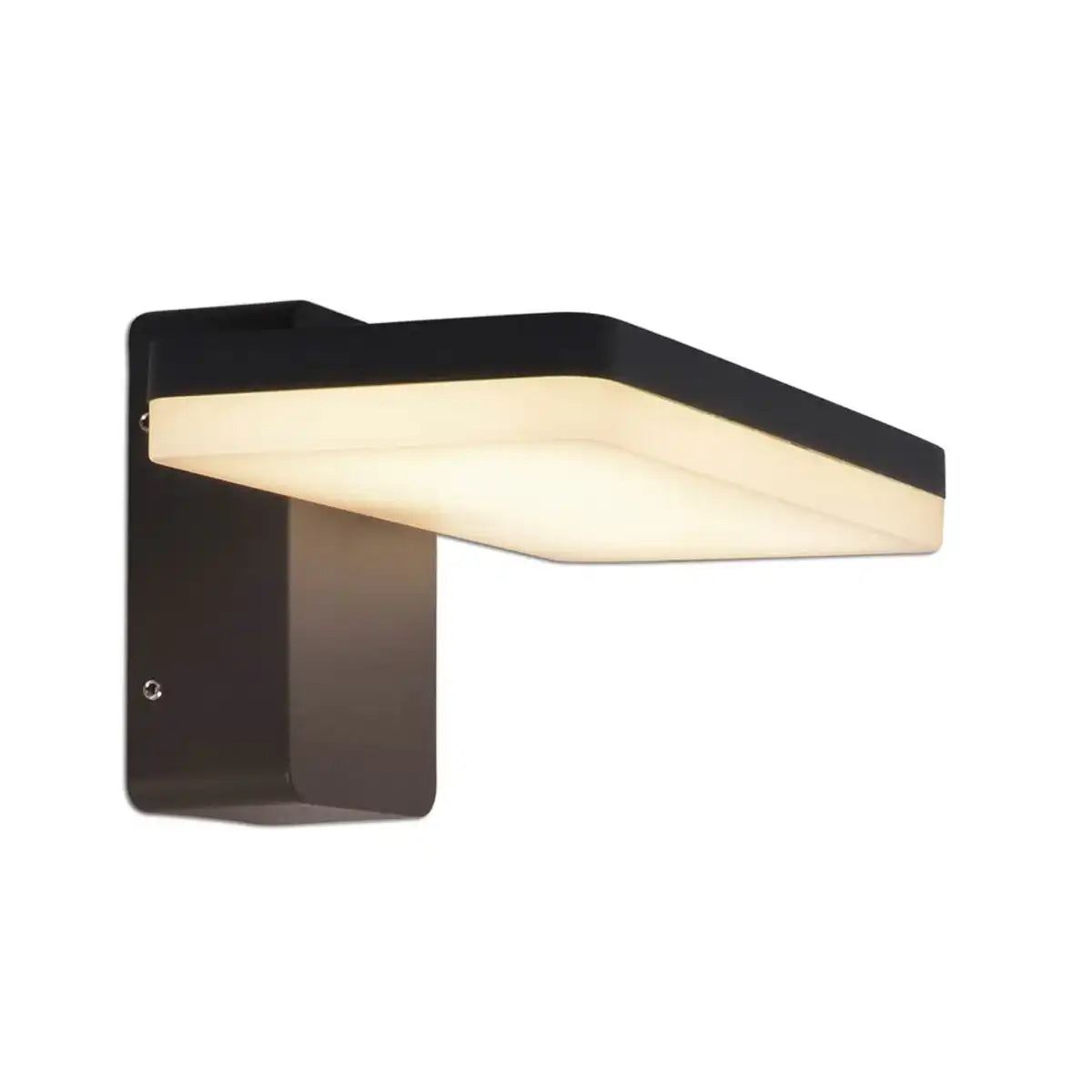 LED Außenwandleuchte "CLAIR" , aus Metall und Kunststoff in Anthrazit, mit integrierter LED